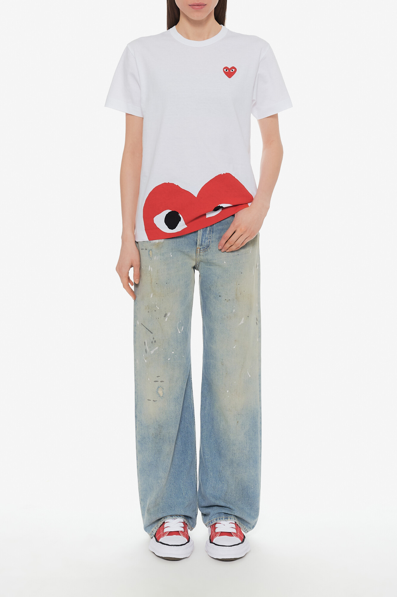 Comme Des Garcons Play Футболка