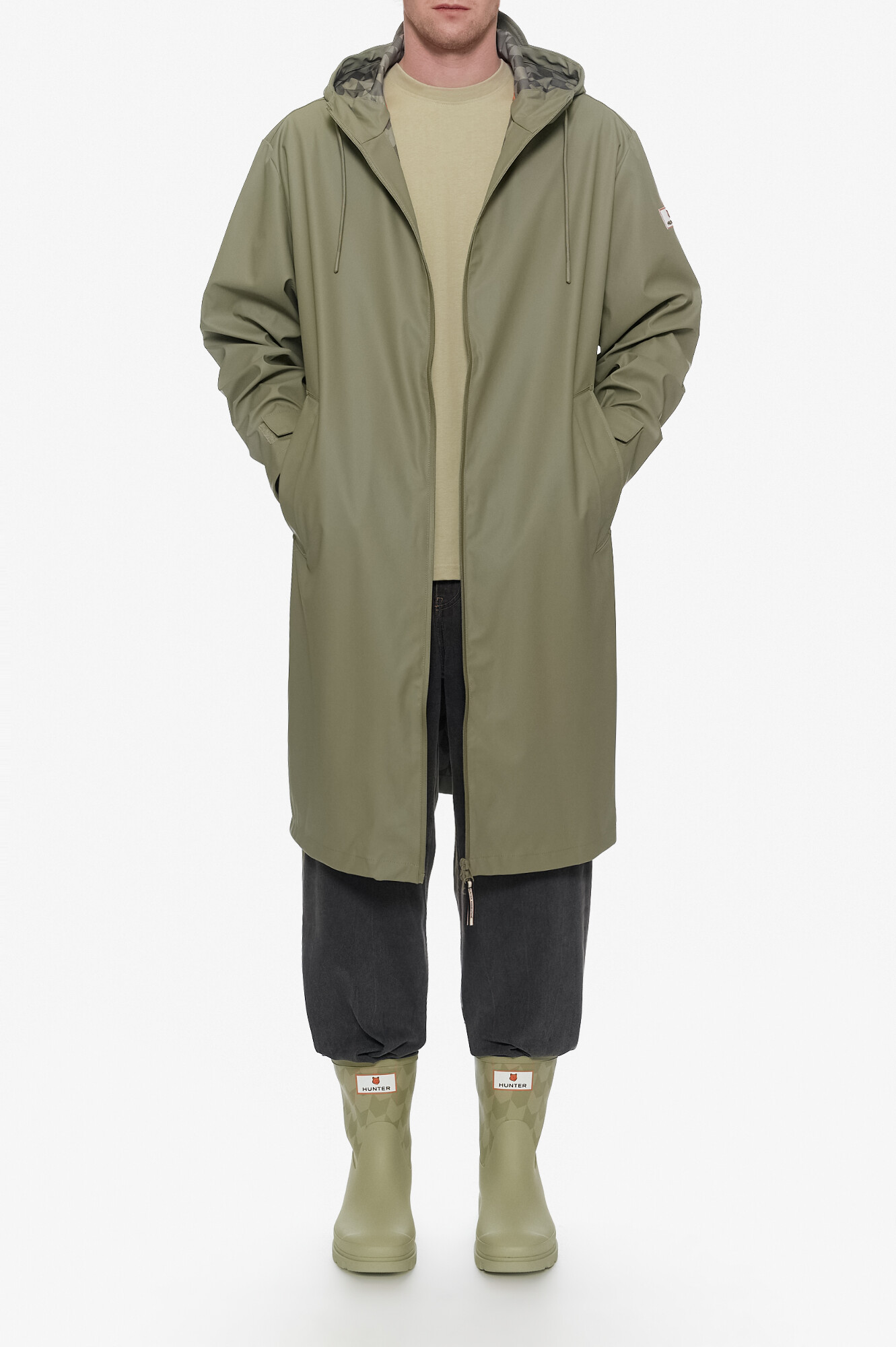 Maison Kitsune X Hunter Плащ
