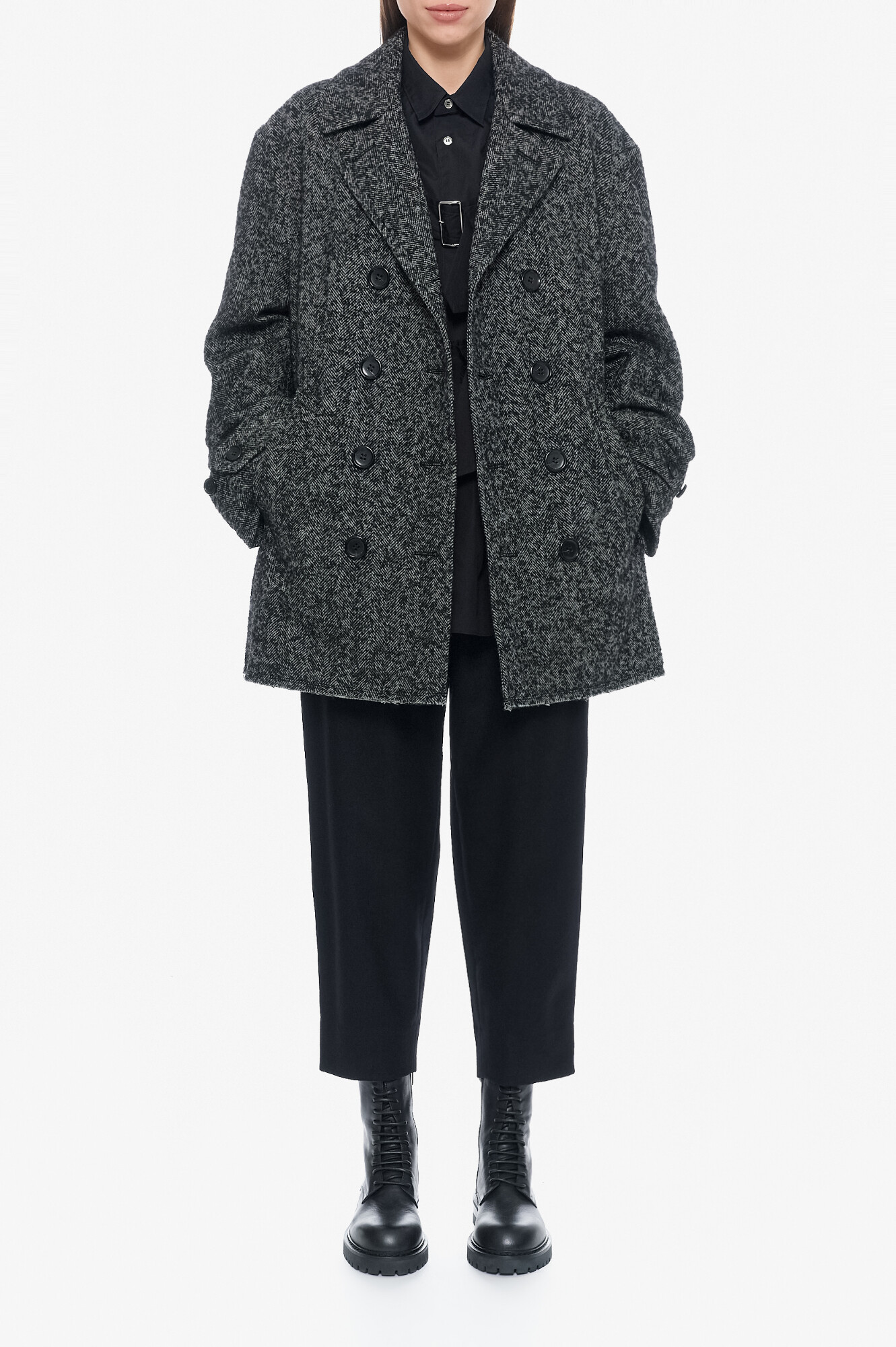Comme Des Garcons Black Пальто